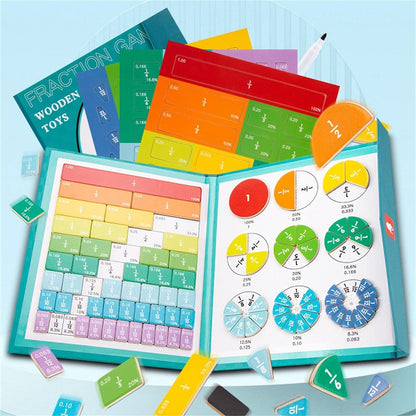 MagiMagnet™ | Magnetic fraction puzzle book