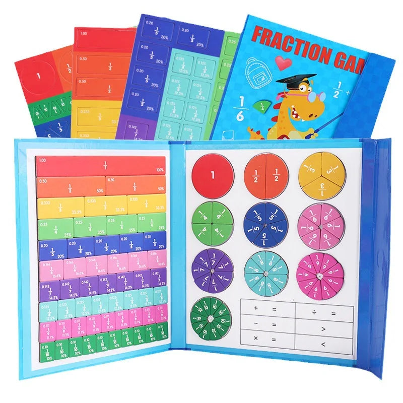 MagiMagnet™ | Magnetic fraction puzzle book