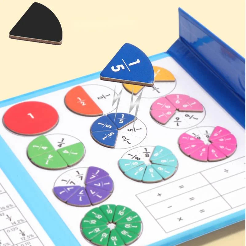 MagiMagnet™ | Magnetic fraction puzzle book